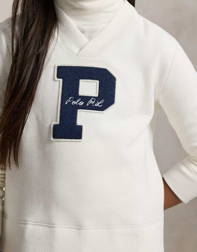 Polo Ralph Lauren - Letterman Fleece Sweatshirt Dress - ICONIC EXCLUSIVE - Teens