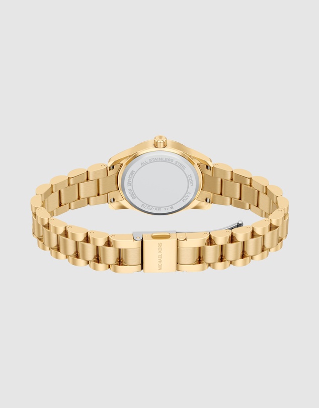 Michael Kors - Lexington Gold Tone Analogue Watch