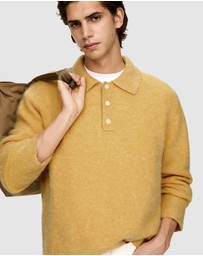 ARKET - Alpaca Wool Blend Polo Shirt