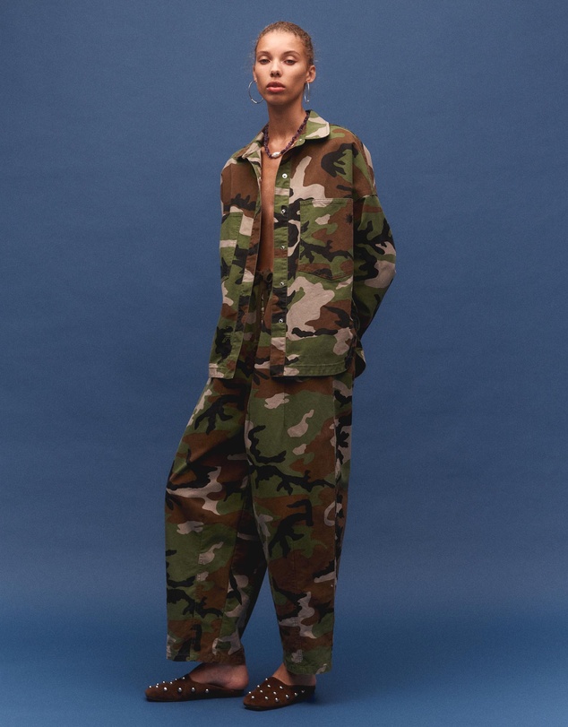 KINGA CSILLA - Camuffare Pallet Pants