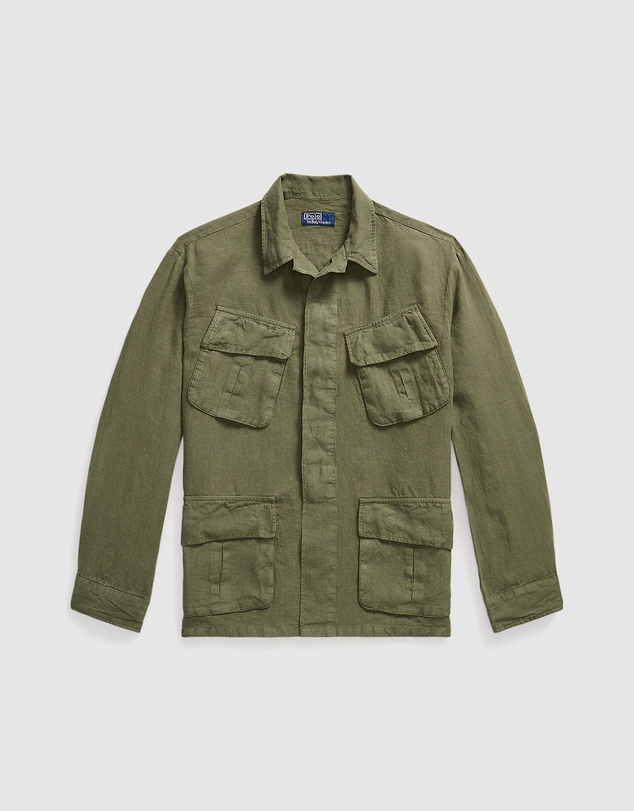 Polo Ralph Lauren - Linen Utility Overshirt - ICONIC EXCLUSIVE