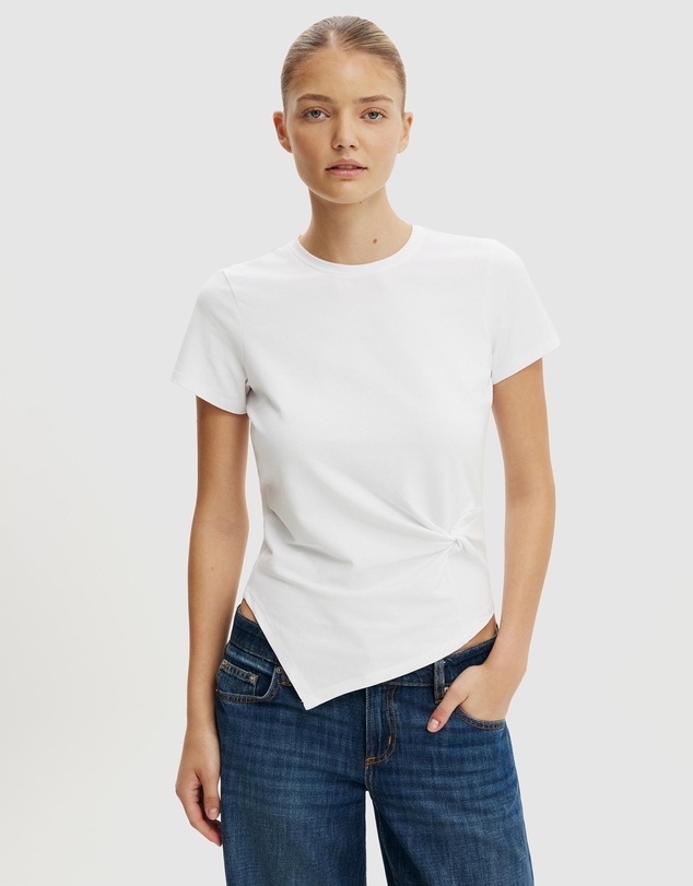 Cotton On - Twist Short Sleeve Tee