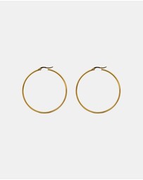 Zoe Olivia - Waterproof Classic Large Hoop Earrings