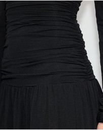 Dazie - She's All That LS Jersey Maxi Dress