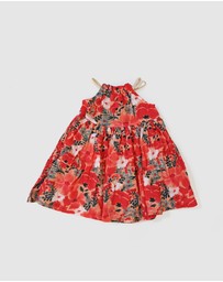 WITH LOVE FOR KIDS - Cotton Muslin Dress - Babies - Kids