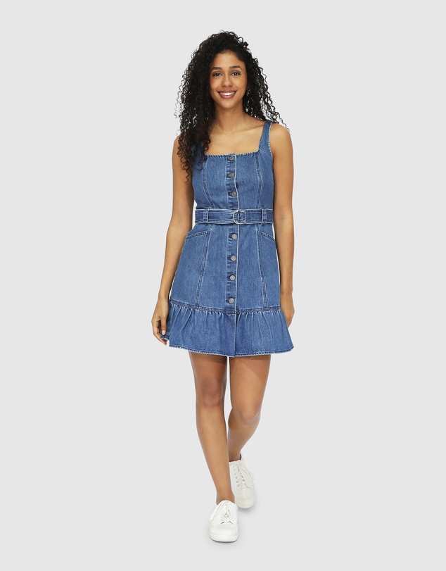 Belle & Bloom - Reunite Denim Mini Dress