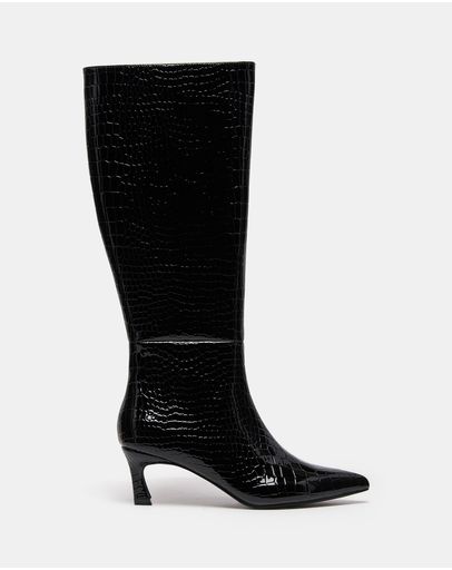Black Croc PU