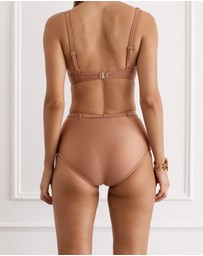Aqua Blu Australia - Bronze Marilyn High Waist Pant