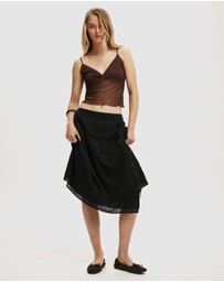 Cotton On - Gracie Wrap Midi Skirt