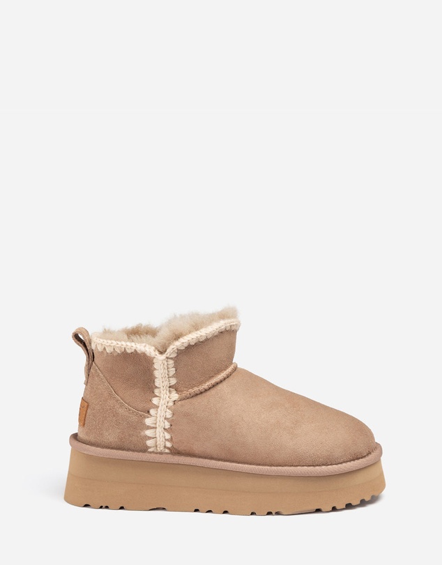 Ozwear Connection Uggs - Ugg Eskimo Platform Mini Boots