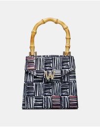 Wolf - Wolf Evie Collection Small Bag with Electic Weave Print