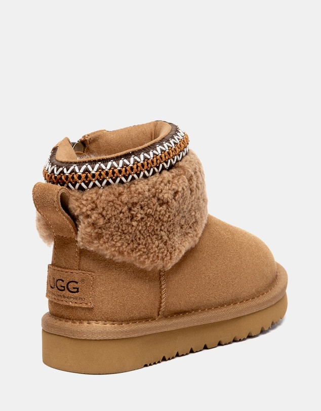 EVERAU - Australian Shepherd Ugg Brunel Kids Cow Suede Upper UGG Boots