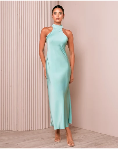 Azzurielle - Jayden High Neck Gown