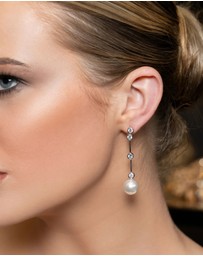 Stephanie Browne - Isla Pearl Earrings