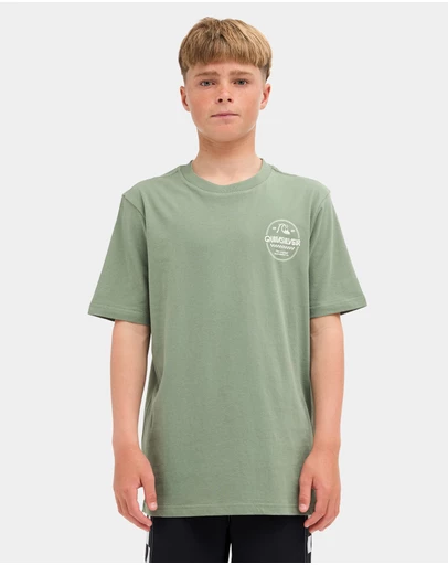 Quiksilver - Boys 8 to 16 Original Stamp T-Shirt