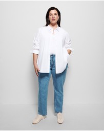 Commonry - The High Rise Crop Girlfriend Jean