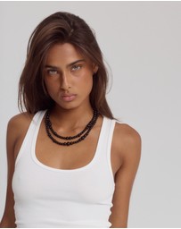 CENDRE - Serphina Necklace | Black