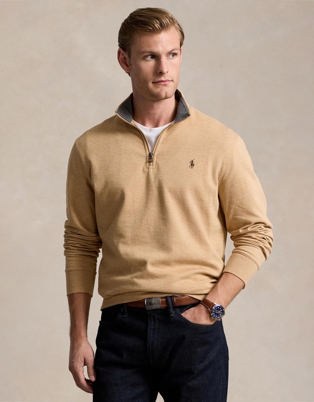 Polo Ralph Lauren - Luxury Jersey Quarter-Zip Pullover