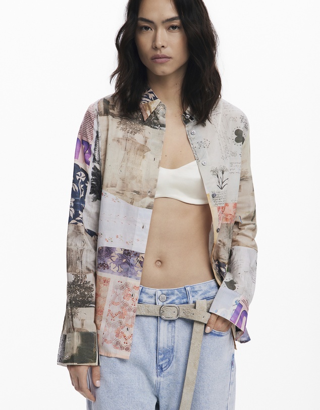 Desigual - Postcard shirt