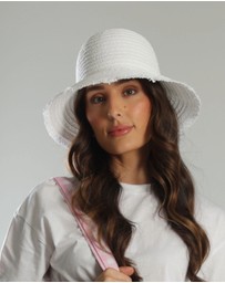 Morgan & Taylor - Elia Bucket Hat in While