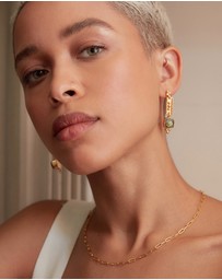 Ottoman Hands - Shahrzad Labradorite Drop Earrings