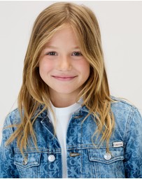 Calvin Klein Jeans - Kids Unisex Logo Trucker Jacket