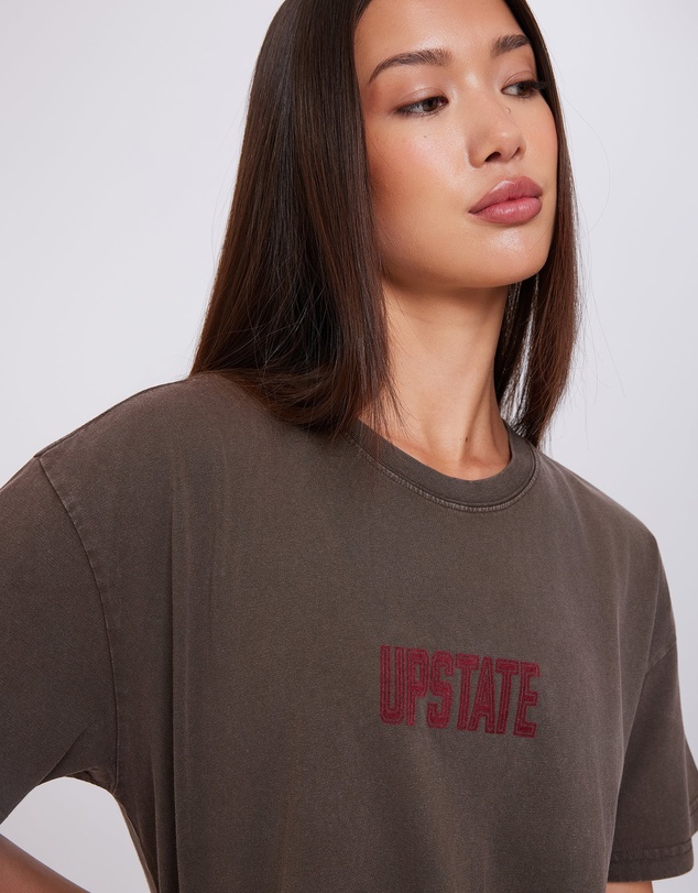 Upstate - Thrive Tee - Washed Ground Coffee