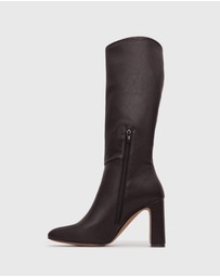 Betts - Wider Fit Prime Block Heel Knee High Boots