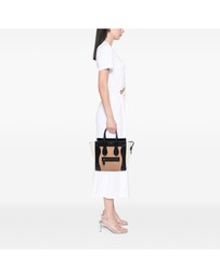 Pre-Loved by Azura Reborn - Pre-Loved Micro Tricolor Leather Luggage Tote