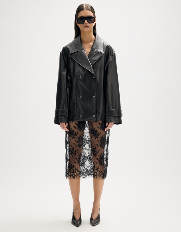 Minima Esenciales - Aisla Lace Midi Skirt