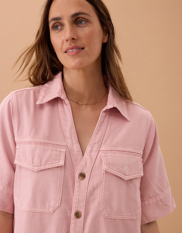 Ceres Life - Sammy Denim Shirt Dress