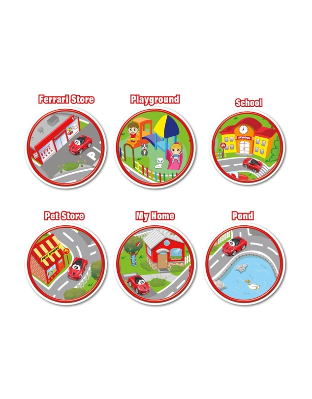 BB Jr - Ferrari Junior City Playmat