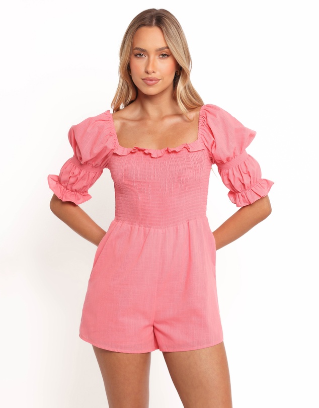 Petal & Pup - Lila Playsuit - Coral