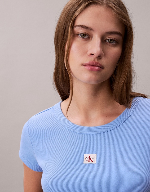 Calvin Klein Jeans - Woven Monogram Logo Slim T-Shirt