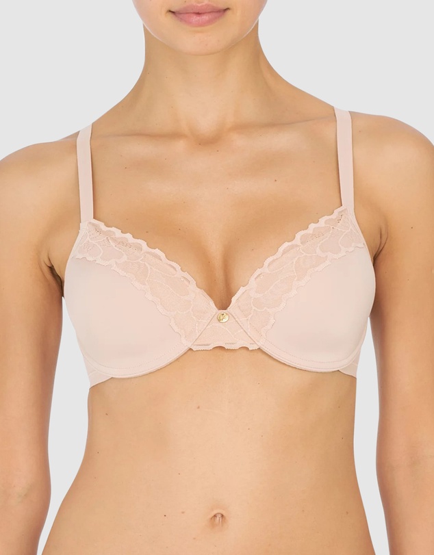 Natori - Refined Wired Contour T-Shirt Bra with Lace