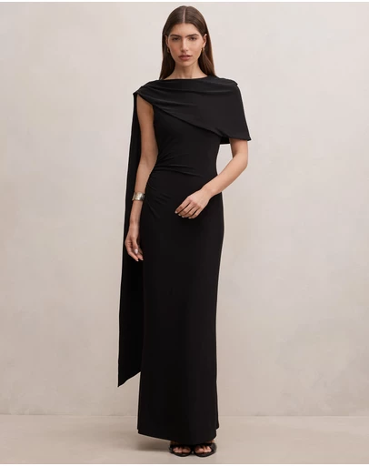 Forever New - Kosa Cape Scarf Maxi Dress