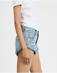 ONE TEASPOON - Bandits Low Waist Denim Shorts
