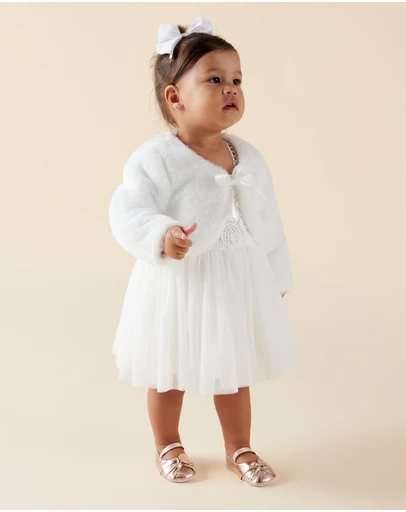 Designer Kidz - Sassy Baby Faux Fur Jacket