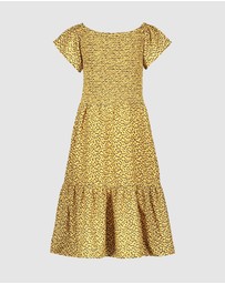 Like FLO - Panther Maxi Smock Dress - Kids-Teens