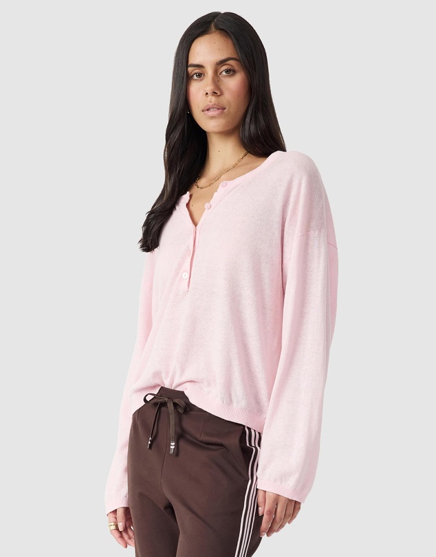 The Upside - Rylee Knit Button Top