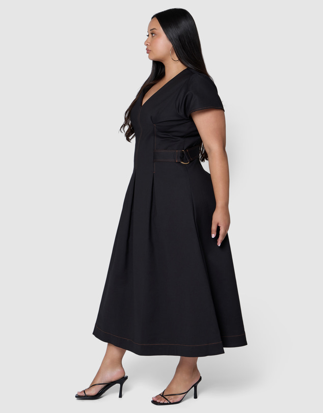 Sunday In The City - Bygones Midi Dress