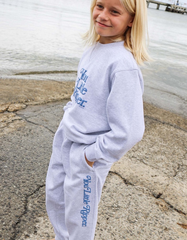 Skwosh - You Little Ripper Kids Sweat Pant in Grey Marle