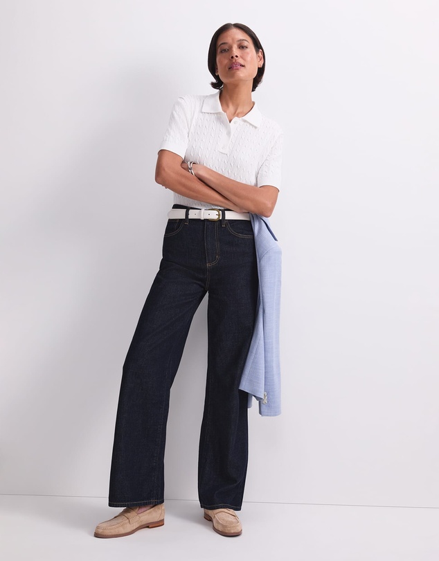 Sportscraft - Chiffon Cotton Cable Polo