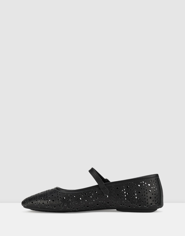 Rollie - Ballet Mary Jane Laser Flat
