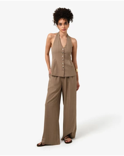 Forcast - Lola Lurex Blend Wide leg Pant