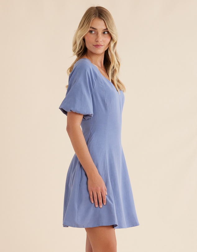 Amelius - Auguste Puff Sleeve Mini Dress