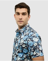 Politix - Painted Floral Short Sleeve Shirt