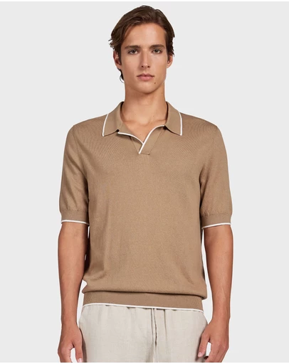 Academy Brand - Larry Tipped Polo