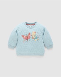 Purebaby - Butterfly Quilted Windcheater -Kids-Babies