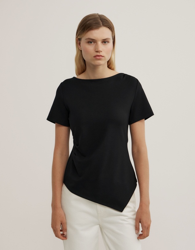 Witchery - Tuck Wide Neck T-shirt